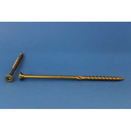 Vis à Bois VBA Spéciale Charpente TF Torx Grande Longueur  8 X 180