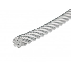 Couronne de 25 mètres de Câble Souple 7x7 brins Inox A4 D.3mm