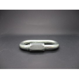 Maillon rapide acier zingué 12mm