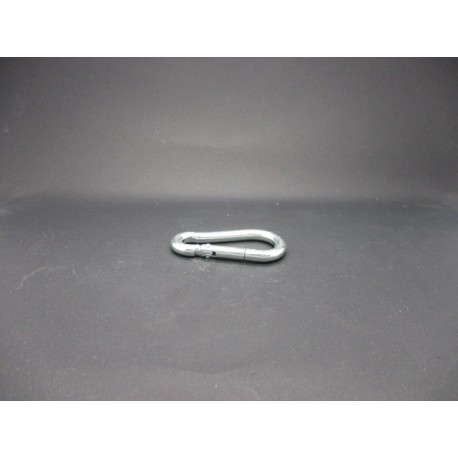 Mousqueton acier zingué 6mm