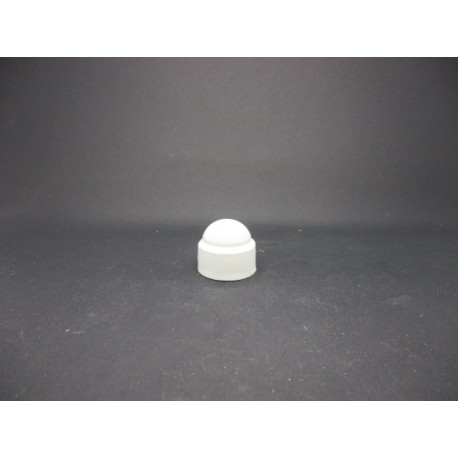 Cache-écrous Nylon coloris Blanc 12 mm