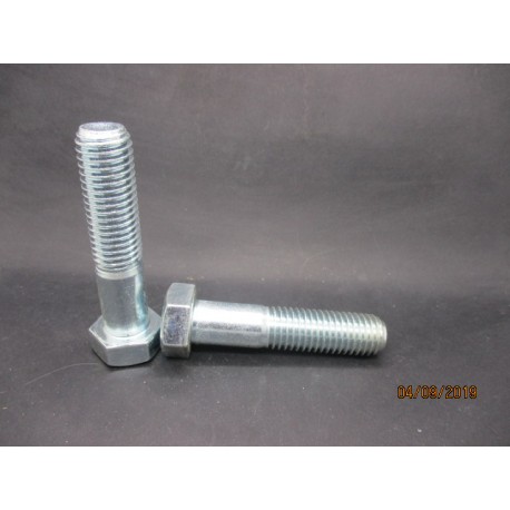 Vis Tête Hexagonale 8.8 Acier Zingué Din 931 18x80