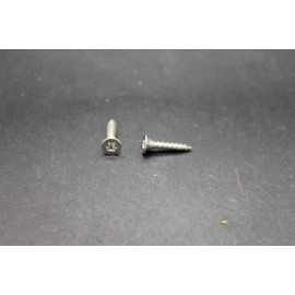 Bois Vis M1.6 x 12mm Fendu Rond Tête Laiton Autotaraudant Vis 100