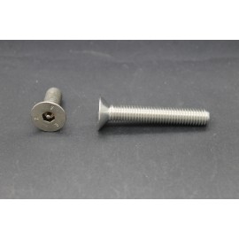 Vis Métaux Inox A2 TF Inviolable 6 Pans creux Têton central 8x50